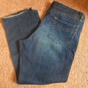 Old Navy brand blue jeans